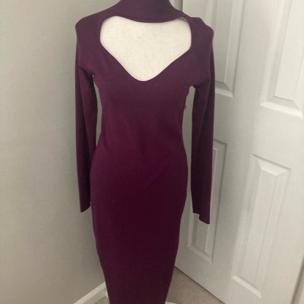 Elegant Purple Women's Dress